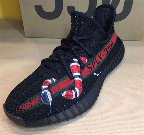 yeezy gucci snake custom